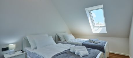 Tondach strešna okna v spalnici